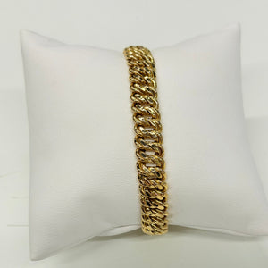 Bracelet en or jaune 750/1000 - Maille Américaine
