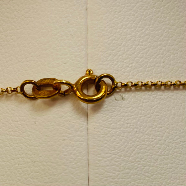Collier Princesse en Or Jaune et Or Rose 18 K - 4.18 Grs