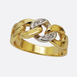 Bague en Or Jaune 18k - 5.78 G - Taille 55