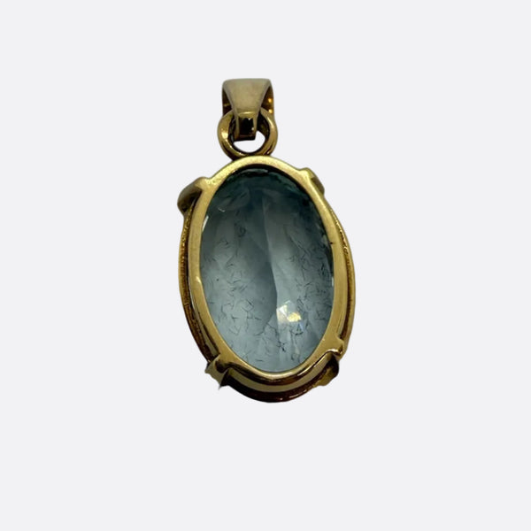 Pendentif Solitaire Or Jaune 18k - 5.49 G