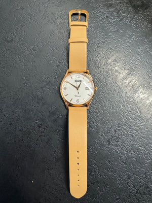 Montre Tissot Visodate en Acier et Cuir