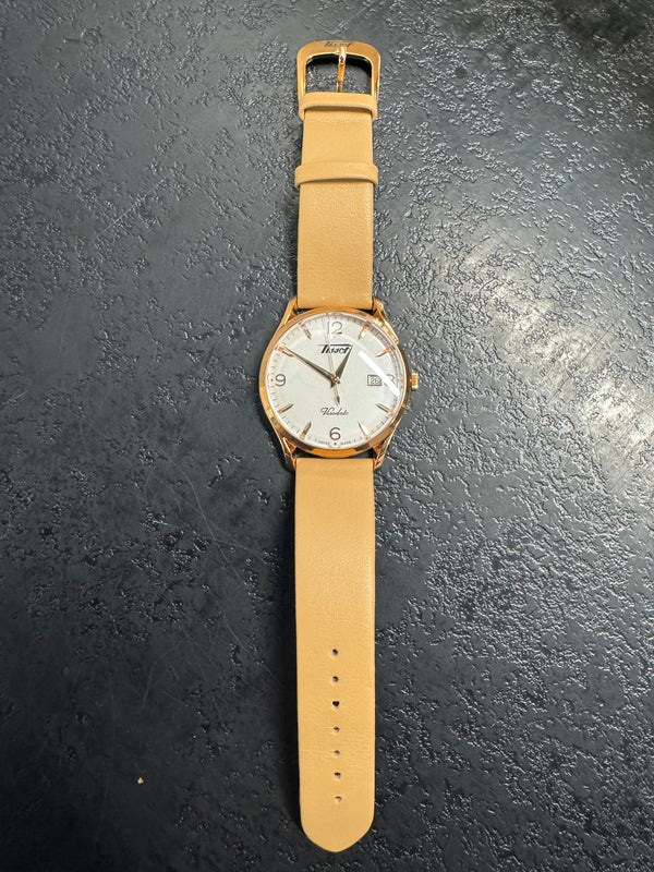 Montre Tissot Visodate en Acier et Cuir