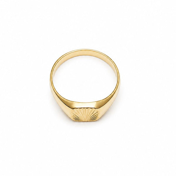 Bague en Or Jaune 18K - Taille 56 - 2.21G
