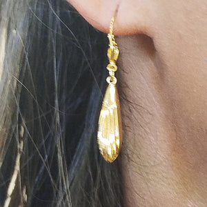 Boucles d'oreilles en or jaune 18K - 1.57 G