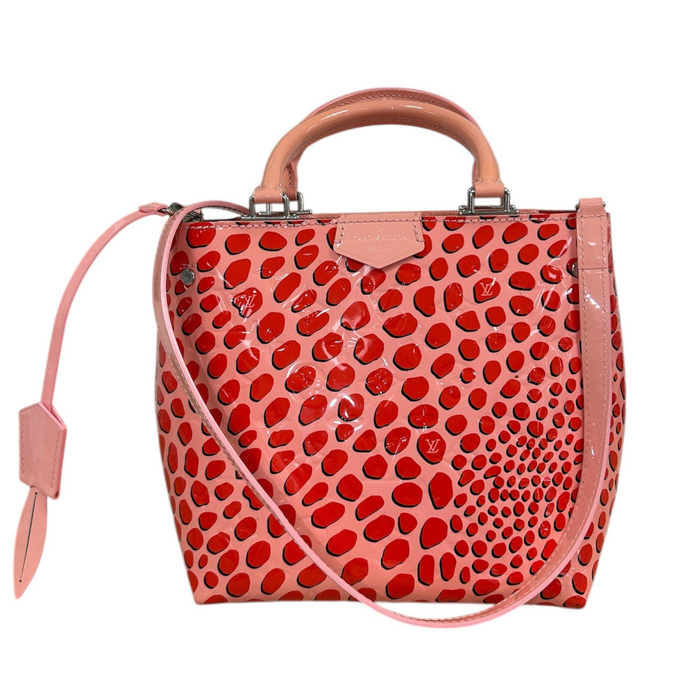 Sac Louis Vuitton Open Tote Jungle en Cuir Rose Vernis