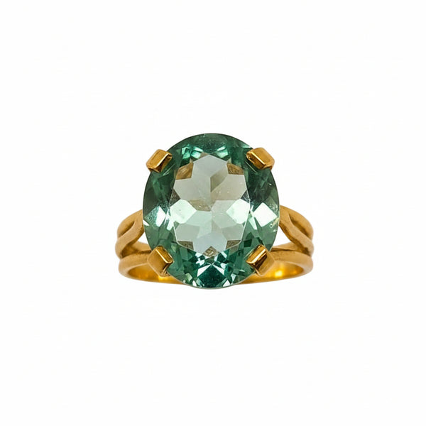 Bague en Or Jaune 18K - Taille 53 - 5.12G
