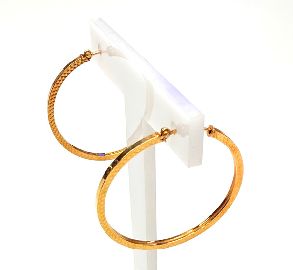 Créoles en Or Jaune 18k - 1.92 G