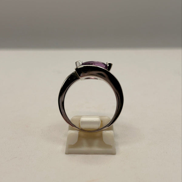 Bague en Or blanc 18K Taille 54 - 6.95g