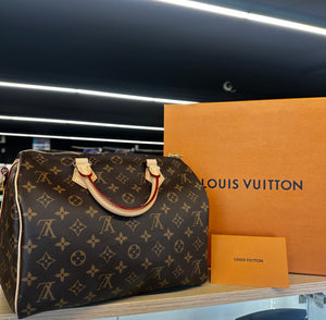 Sac Louis Vuitton Speedy 30 marron/beige