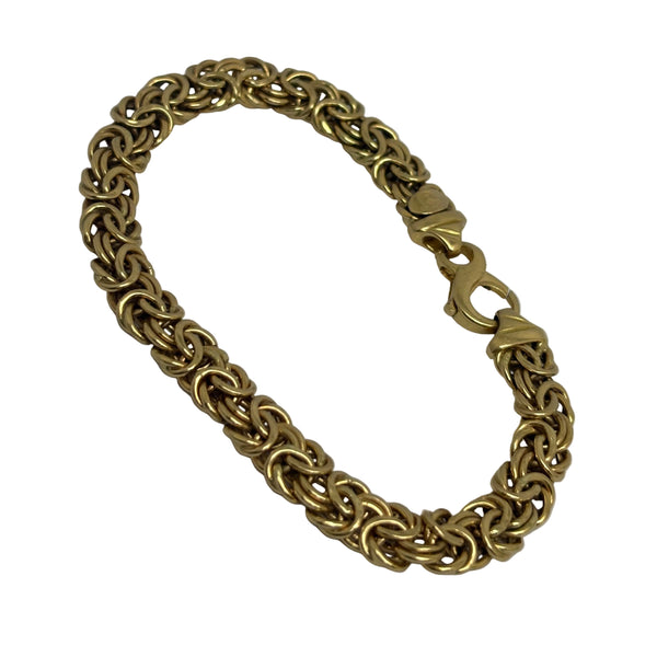Bracelet maille royale en Or 18K - 11.60G - 19CM