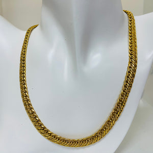 Collier ras de cou en Or Jaune 18K  29.21 Grs