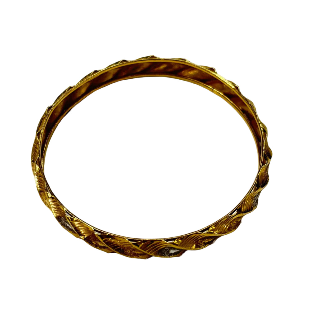 Bracelet Jonc Triple Or 22k