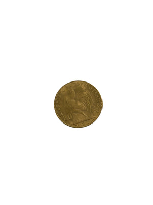 20 Francs Coq Marianne en Or Jaune 1913 - Bon Etat