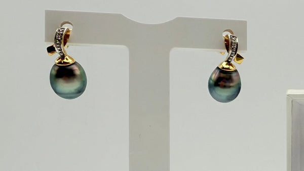Boucles d'oreilles en or jaune 18K - 5.53 Grs