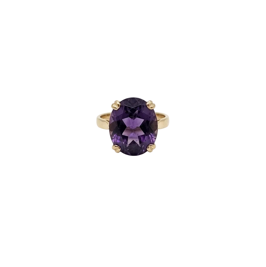 Solitaire Or Jaune 18 K - Taille 50