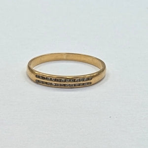 Bague Jonc en Or Jaune 18K - Taille 48 - 3.26G