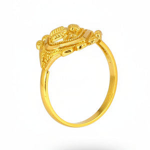 Bague en Or Jaune Chevalière 21K - T54 - 2.46Grs