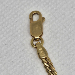 Collier en Or Jaune18 Carats Longueur - 44 cm