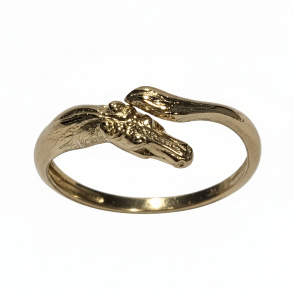 Cheval en Or Jaune 18K