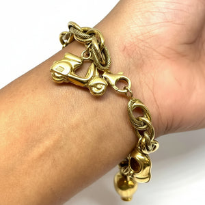 Bracelet Maillon Forçat en Or Jaune 18k