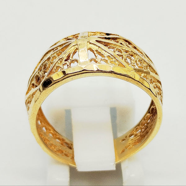 Bague en Or Jaune 18K - Taille 55- 3.97G