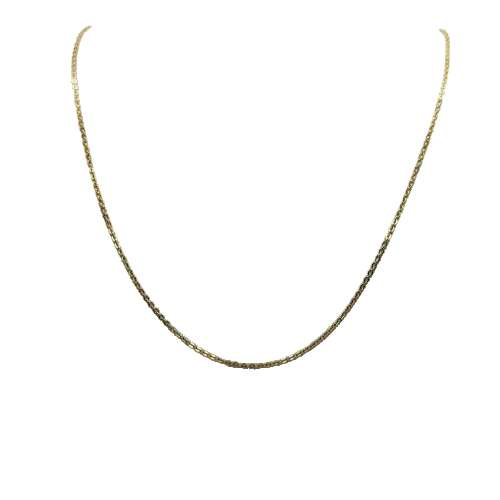 Collier en Or Jaune 18 carats Longueur- 45cm