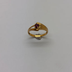 Bague en Or Jaune 18 Carats Taille-50.5