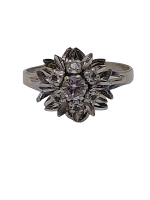 Bague Chou en Or Blanc 18K Taille-56