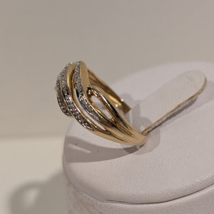 Bagues en or jaune 18K - Taille 54 - 3.04 Grs