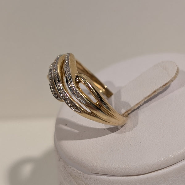Bagues en or jaune 18K - Taille 54 - 3.04 Grs