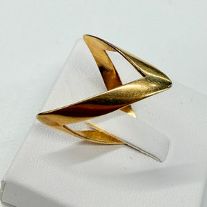 Bague africaine en Or Jaune 18k