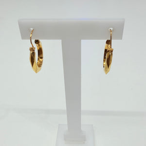 Créoles en or jaune 18 K - 1.29 G