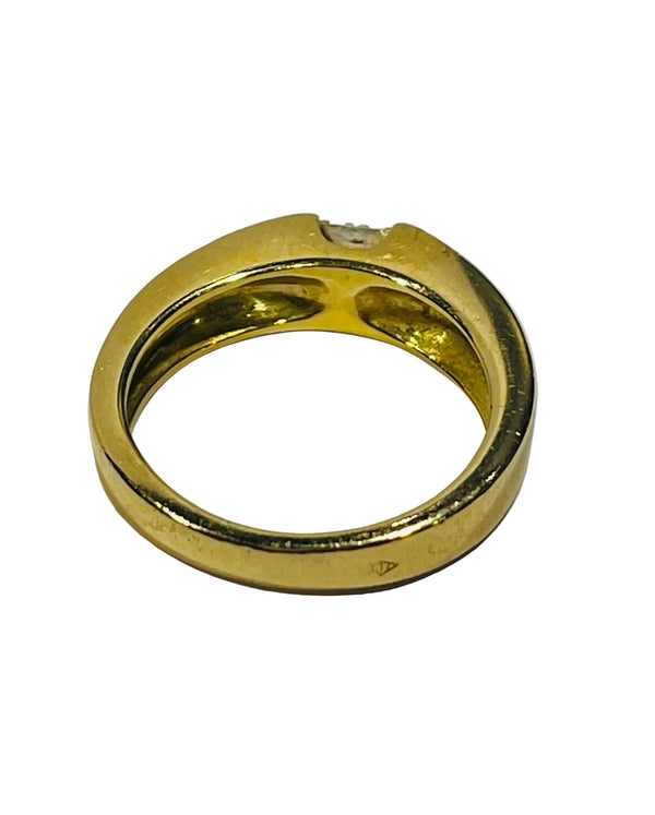 Bague en Or Jaune 18K - 6.46 Grs - Taille 51
