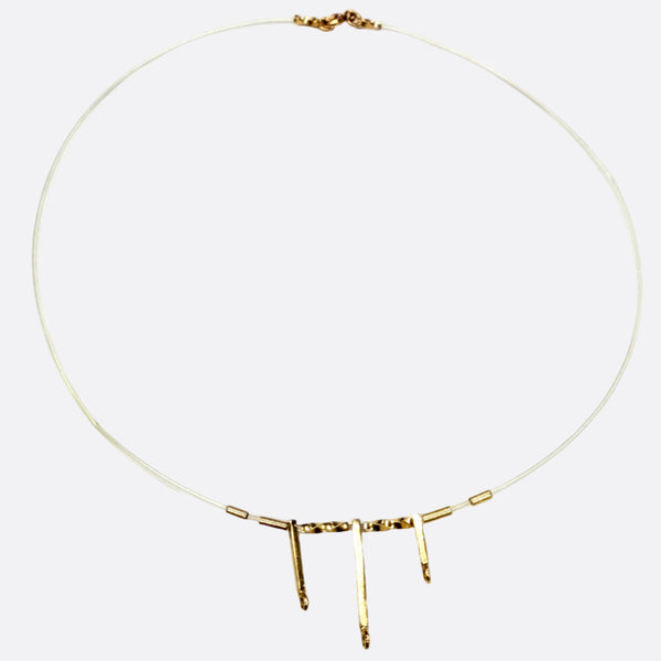 Collier Ras du Cou en Or Jaune 18K - 3.17g