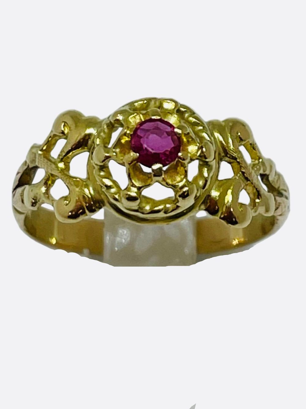 Bague en or jaune 18k - Taille 50