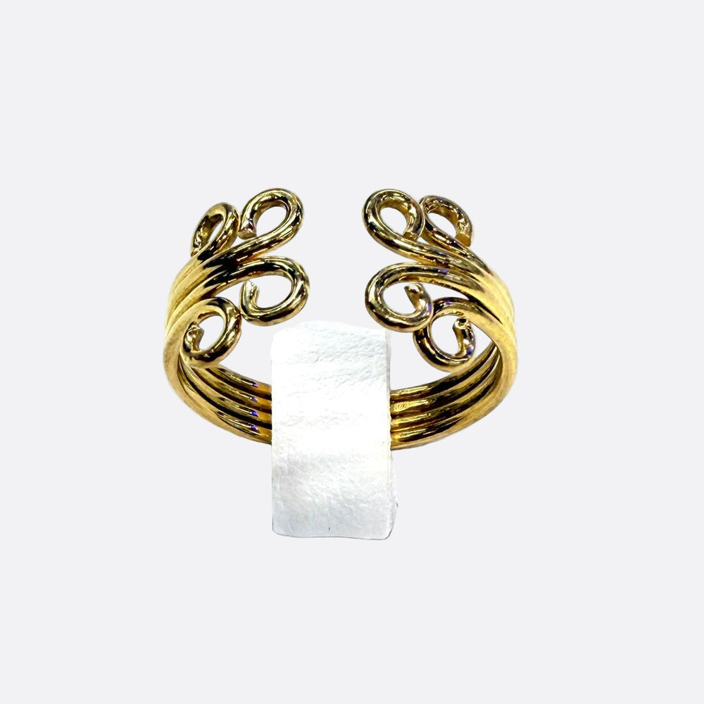 Bague en Or jaune 18K - Taille 50 - 2.19g