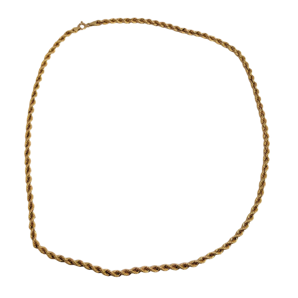 Collier Torsadé Matinée en Or Jaune 18K