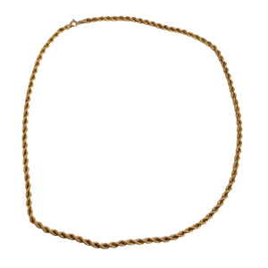 Collier Torsadé Matinée en Or Jaune 18K