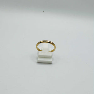 Bague Alliance en Or Jaune 18 Carats - Taille 58.5
