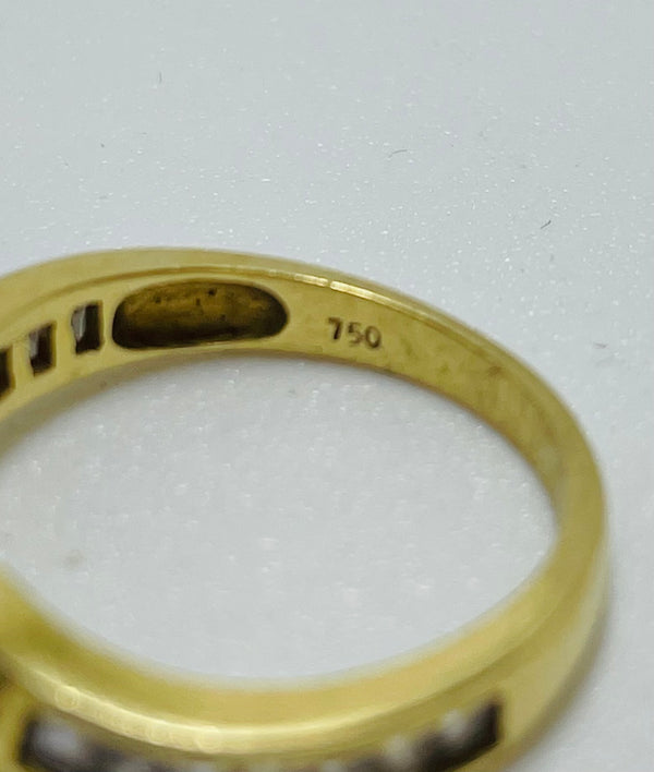 Bagues Solitaire Or Jaune 18 K - Taille 51 - 3.60 G