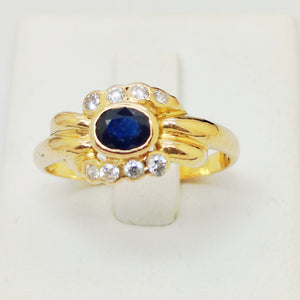 Bague en or jaune 18K Taille 54 - 2.80 G