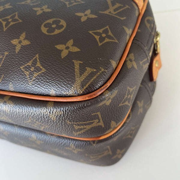 Sac à bandoulière Louis Vuitton  en toile Monogram marron,
