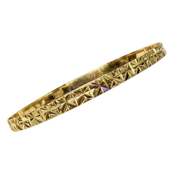 Bracelet Jonc en Or Jaune 18K - 10.76G