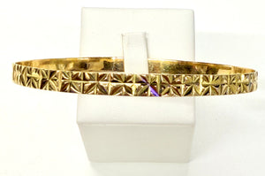Bracelet Jonc en Or Jaune 18K - 10.76G