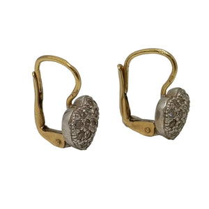 Boucle d'oreilles en Or Jaune/Blanc 18K - 3.97G