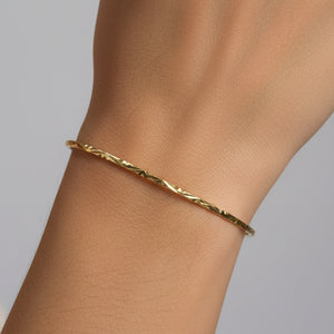 Bracelet Jonc en Or Jaune 22K