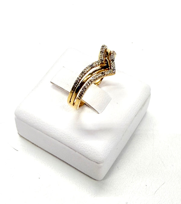 Bague Or Jaune 18K Taille-54