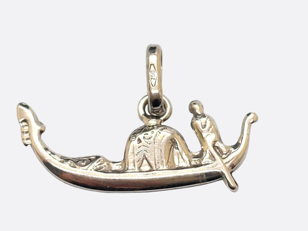 Pendentif Égyptien en Or Gris 18k - 1.39 Grs