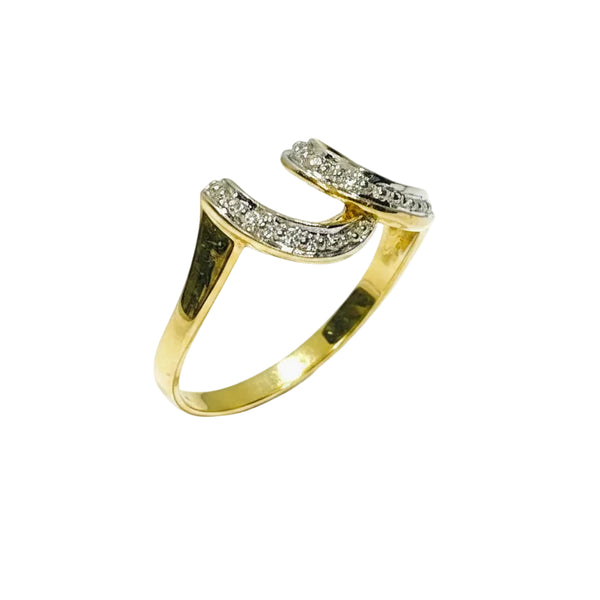 Bague en Or jaune 18K - 2.03 G - Taille : 54