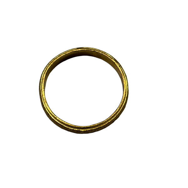 Bague alliance en Or Jaune en 24K